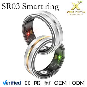 แหวนสมาร์ท SR03 ชาร์จแม่เหล็ก วัสดุไทเทเนียมอัลลอย วัดระดับออกซิเจนในเลือดสำหรับผู้หญิง วัดอัตราการเต้นของหัวใจ พร้อมฟังก์ชั่นโทรผ่านบลูทูธ ติดตามสุขภาพ สำหรับทุกเพศ - Product Image 4