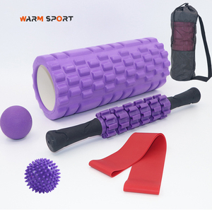 6-in-1 kháng ban nhạc Yoga bọt Con lăn thiết lập với massage thanh bóng tập thể dục & tập thể dục <span class=keywords><strong>EVA</strong></span> PVC ABS chất liệu - Product Image 6