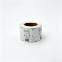 Étiquette autocollante en vinyle écologique imprimée sur mesure pour pot de bougie en verre, autocollant imperméable avec logo privé, aromathérapie