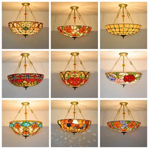 Ciondolo Luce Luci a Sospensione In Vetro Pendenti del Lampadario a bracci Della Lampada Lampadari E Illuminazione <span class=keywords><strong>Tifany</strong></span> Appeso Macchiato Art Tiffany Lampade - Product Image 5