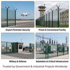 Valla de Seguridad 358 para Aviación y Aeropuertos, Acero Galvanizado para Protección de Límites y Pistas, Valla Anti-Escalada 358 - Product Image 5