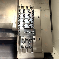 Centre de tournage CNC miniature haute précision TCK6340S, broche simple, 2 axes, vitesse de la broche 3500 tr/min avec contre-pointe hydraulique