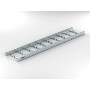 Compre un sistema de soporte para gestión de cables eléctricos de metal, tipo bandeja de escalera, galvanizado en caliente, para uso industrial. - Product Image 2