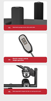 Dispositif d'étirement électrique Banc d'entraînement incliné pour jambe plate pour lit de traction relaxant de décompression lombaire cervicale orthopédique