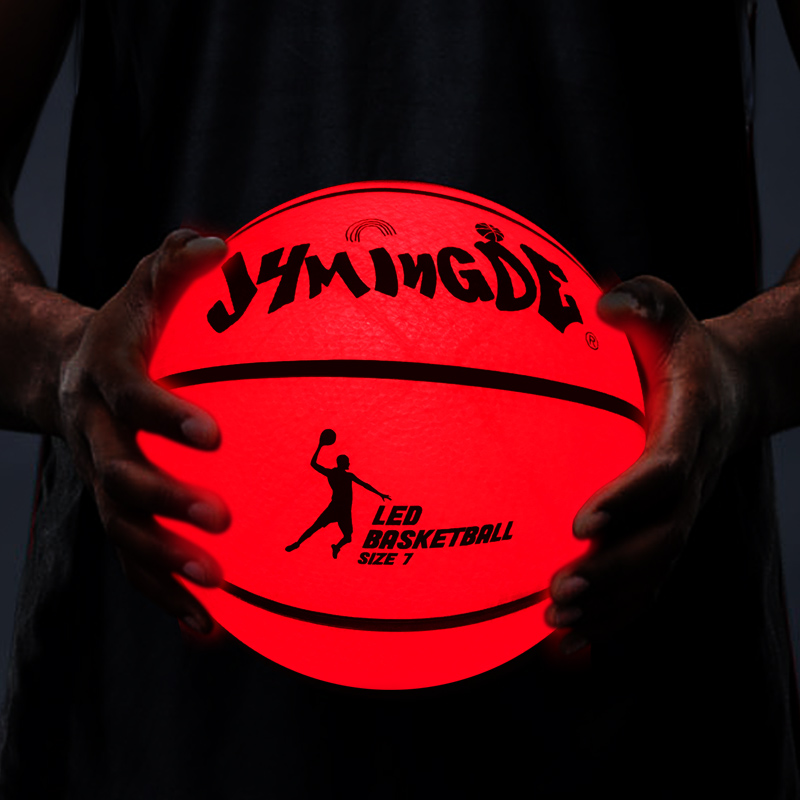 Red glow basketball