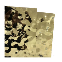 AISI 201 304 430 4x8ft 0.25mm 0.35mm 0.45mm 0.55mm Feuille colorée en acier inoxydable miroir or/argent/noir/champagne/bronze
