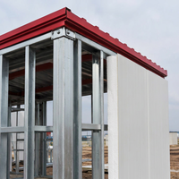 Maison préfabriquée en conteneur de 20 pieds, unité simple