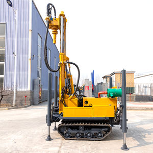 Machine de forage hydraulique sur chenilles Hengwang pour puits d'eau, 100 m, plate-forme de forage pneumatique, modèles de sol, 600 m, 500 m, 400 m, 300 m, 200 m - Product Image 1