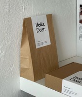 Autocollants d'étanchéité mats personnalisés de haute qualité pour décorer la boîte sacs en papier étiquettes d'emballage joint adhésif