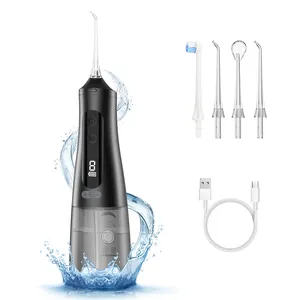 Kit de Machine de nettoyage des dents produit outils irrigateur Oral Jet d'eau Pick Rechargeable fil dentaire nettoyant pour dents eau Flosser