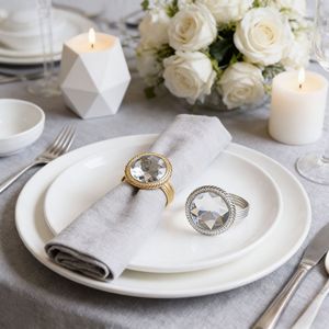 Anneau <span class=keywords><strong>de</strong></span> <span class=keywords><strong>serviette</strong></span> en fer pour table à manger, décoration <span class=keywords><strong>de</strong></span> table, <span class=keywords><strong>serviette</strong></span> <span class=keywords><strong>de</strong></span> table, figure ZWZ-INR-300, fabricants en gros - Product Image 3