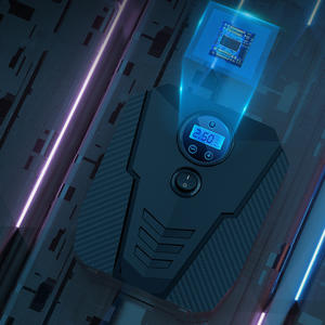 Inflador de neumáticos para coche St-5505, pantalla digital, apagado automático, bomba de aire de alta presión para coche compacto, motocicleta, color negro - Product Image 2