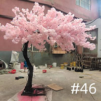Arbre de Mariage Artificiel Décoratif Personnalisable, Arche Fleurie en Soie, Cerisier en Fleurs Sakura Faux pour Décoration