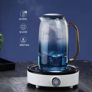 Sáng Tạo Đầy Màu Sắc Xử Lý Nước Lạnh Bình, Dày <span class=keywords><strong>Glass</strong></span> Gradient Màu Xanh Đá Cẩm Thạch Bình, Hộ Gia Đình Bình Thủy Tinh - Product Image 3