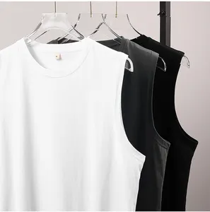 EGY-026 Großhandels preis 100% Baumwolle Slim Fit Tank Top hochwertige ärmellose T-Shirts Männer
