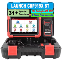 Escáner OBD2 de Sistema Completo X431 CRP919X BT, 31+ Funciones de Servicio, Programador de ECU, Herramienta de Diagnóstico de Automóviles, Pantalla Táctil de 13.3 Pulgadas