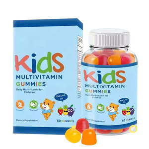 Permen Multivitamin Vegan Label Pribadi OEM/ODM untuk Anak-Anak Suplemen Vitamin <span class=keywords><strong>DHA</strong></span> untuk Anak - Product Image 1