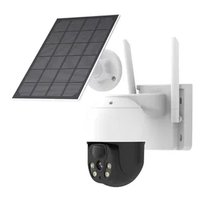 16CHS 4MP WIFI Solar PTZ Sistema de cámara IP NVR Kit Seguimiento automático Cámara CCTV inalámbrica Video vigilancia