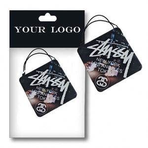 Private Label Customized Design Die-cut Shaped Paper Funny Car air Freshener - Product Image 1