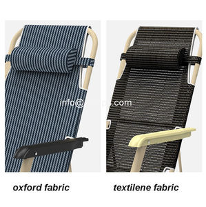 Cama de cadeira portátil dobrável, cama de solteiro portátil para áreas externas acampamento praia lazer - Product Image 4