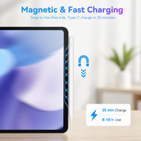 Tekeningstylus voor iPad Pro Air Mini Kantelgevoeligheid Palmafwijzing Bluetooth Trillingsfeedback Kunstenaars Ontwerpers Studenten