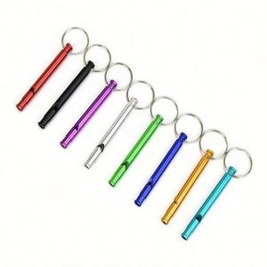 Silbato de Aleación de Aluminio Personalizado Barato, Silbato de Alarma Antilobo, Silbato de Autodefensa, Llavero para Niñas - Product Image 2