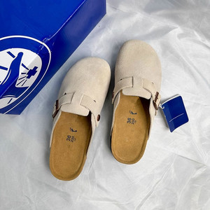 Chaussures de plage à semelle souple S Factory, mocassins vintage en cuir de vache pour femmes et hommes, pour l'été, l'hiver et le printemps - Product Image 4