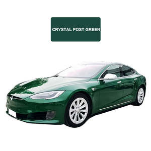 Usine de sélection multicolore Film vinyle vert forêt cristalline à haute brillance Film de transfert sans mousse à changement de couleur - Product Image 2