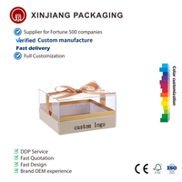 YZ Papierboxen Maßgefertigte Luxuriöse Transparente Acryl-Geschenkbox für Luxus-Kerzenmarken Großpackung Als Premium-Verpackungsbox Geschenk