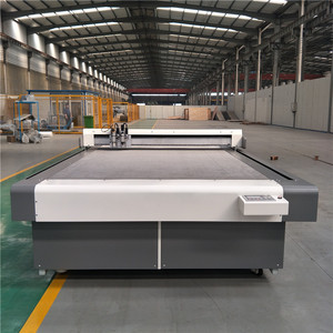 China de ordenador controlado automático tela de tapicería textil cnc ronda cuchillo máquina en tela de máquinas de corte - Product Image 1