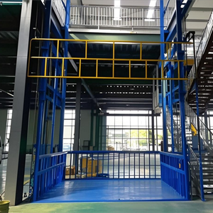 Platform Pengangkat Kargo Hidrolik Baja Kapasitas Muatan Dapat Disesuaikan, Harga Pabrik, Laris untuk Lantai Luar Ruangan & Eksterior 1-4 - Product Image 2