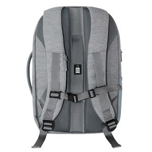 <b>Laptop</b> <b>Backpack</b> Grey Waterproof Oxford Cloth Business Travel Unisex Shoulder Straps Solid Color Interior <b>Laptop</b> Compartment - Product Image 2