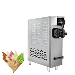 New Mini Single Flavor Ice Cream Machine Model for Soft Ice Cream Machine in Cold Drink Shop Bar