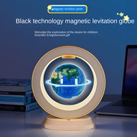 Ornements de globe terrestre Maglev en ABS moulé par injection, style luxe moderne haut de gamme, grandes décorations créatives pour salon, bureau et meuble TV