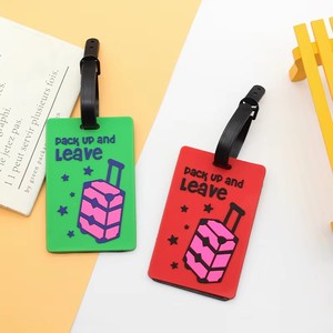 Étiquettes de bagages de voyage en gros d'usine, personnalisables avec logo, en PVC souple, étiquettes nominatives, étiquettes d'identification pour sacs, en PVC durable et imperméable pour valises - Product Image 3