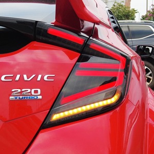 ชุดประกอบไฟท้าย LED แต่งรถ Civic Hatchback 21st ไฟขับขี่แบบลำแสงคู่ไฟเลี้ยวไฟเบรก - Product Image 3