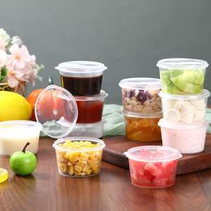 Vasos Desechables de PP para Salsas con Tapa Abatible, Vasos de Plástico Ecológicos para Salsas - Product Image 4