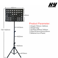 Portable Folding Sheet Music Stand Adjustable Iron Music Rack With Carrying Bag for Home Studio Players Musical Instrument