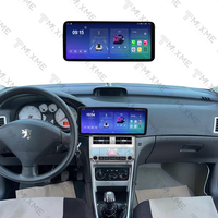 Marco de Navegación para Auto Android Maisimei para PEUGEOT 307 2002-2013, Panel de Audio, Marco para Reproductor de Radio de 12.3 Pulgadas