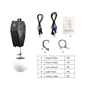 Expédition rapide et Solution gratuite RGBW LED boule cinétique couleur DMX512 LED boule de levage pour événement Bar DJ Party - Product Image 6