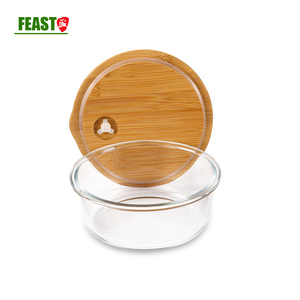 Microondas eco amigable natural <span class=keywords><strong>de</strong></span> <span class=keywords><strong>3</strong></span> bol <span class=keywords><strong>de</strong></span> cristal <span class=keywords><strong>de</strong></span> ensalada   contenedor <span class=keywords><strong>de</strong></span> alimentos <span class=keywords><strong>de</strong></span> la caja <span class=keywords><strong>de</strong></span> almuerzo - Product Image 5