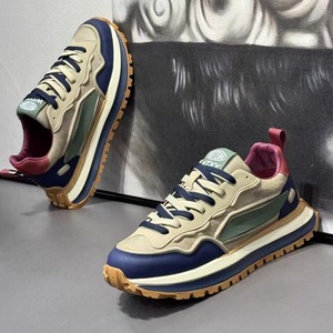 NUOVE Scarpe da Corsa Casual Traspiranti con Suola Intermedia in PU per Aumento Altezza, Antiscivolo e Fondo Morbido, per Tutte le Stagioni - Nuove Scarpe da Uomo - Product Image 2