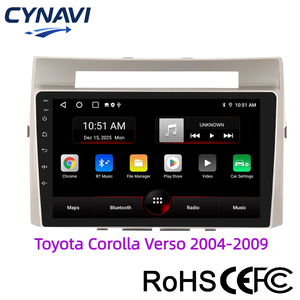 Estéreo para Auto Android con Pantalla Táctil de 9 Pulgadas, WiFi, CarPlay, GPS, <span class=keywords><strong>OBD2</strong></span>, Mirror Link, DVR, USB, 1 Año de Garantía para Corolla <span class=keywords><strong>Verso</strong></span> 2004-2009 - Product Image 3