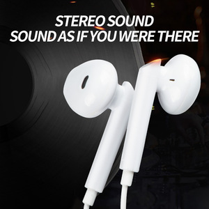 Écouteurs filaires de qualité 3.5 pour jeux et musique, <span class=keywords><strong>avec</strong></span> micro en plastique recyclé, écouteurs pour téléphone portable - Product Image 4