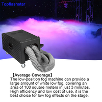 Machine à brouillard basse puissance Topflashstar 3000W avec télécommande DMX512 pour DJ, fêtes et événements