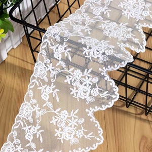 Các nhà sản xuất bán buôn Hàn Quốc chất lượng cao hoa thanh lịch thiết kế nước hòa tan bông vải tuyn trắng lưới ren <span class=keywords><strong>TRIM</strong></span> - Product Image 3