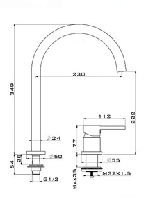 Robinet de lavabo moderne à poignée unique, à montage sur comptoir, <span class=keywords><strong>en</strong></span> acier inoxydable poli, avec cartouche céramique, eau chaude/froide, pour salon, hall, école - Product Image 6