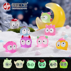 Dp Resin Soot Sprite <b>Miniature</b> Ornaments Abstract Cartoon Halloween Decorations Craft Accessories - Product Image 5