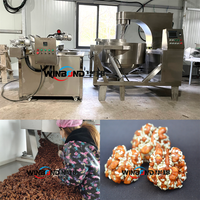 Ligne de production WINBOND sucre miel noix émaillées arachides noix machine de caramélisation noix arachides machine