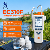 SYU EC310F 500 Sets 1-3 Points Mètre de conductivité, TDS, salinité et température ATC, Instrument d'analyse de l'eau